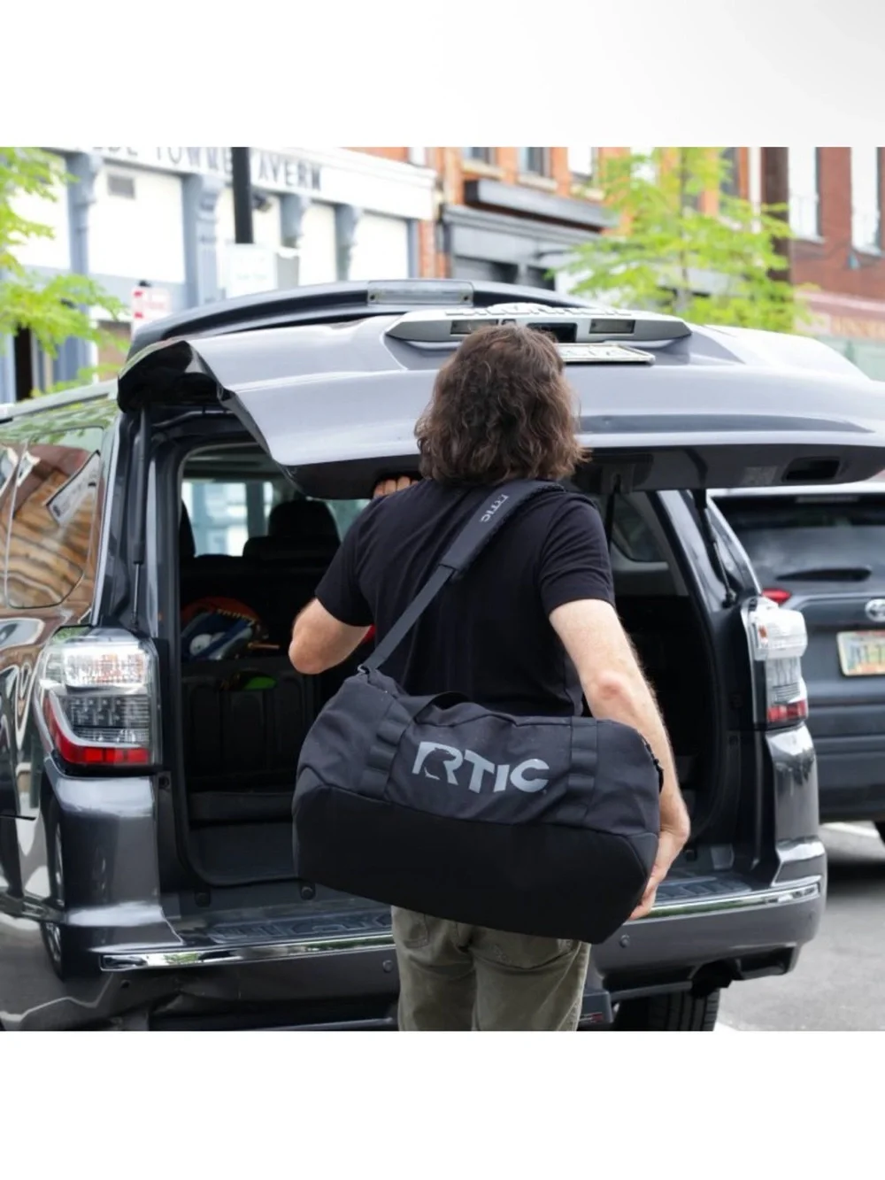RTIC Outdoors Road Trip Medium 45L Collapsible Duffle Bag - Black
